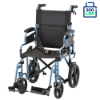 Picture of Lightweight Transport Chair with 12" Rear Wheels, Locking Hand Brakes, Flip Up Desk Arms