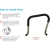 Picture of Raised Toilet Seat with Detachable Front Locking Arms